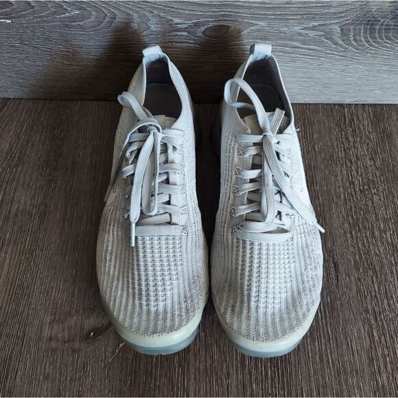 Nike Air VaporMax Flyknit 3 'Pure Platinum' - Mens 8.5 - Picture 3 of 10